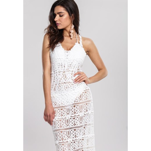 Biała Sukienka Well Off Renee M/L promocyjna cena Renee odzież