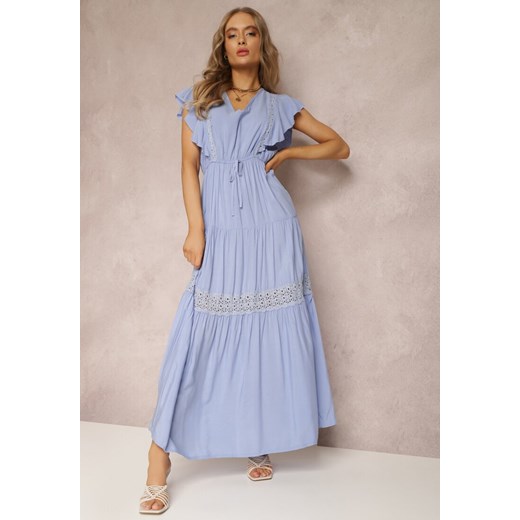 Niebieska Sukienka Callamene ze sklepu Renee odzież w kategorii Sukienki - zdjęcie 159071217