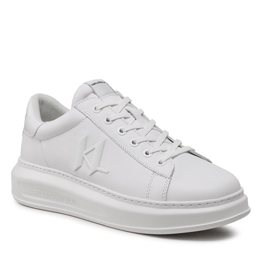 Sneakersy KARL LAGERFELD KL52515 White Lthr Karl Lagerfeld 46 eobuwie.pl okazyjna cena