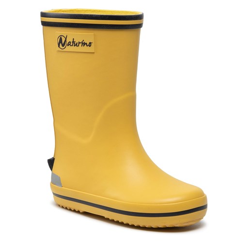 Kalosze Naturino Rain Boot 0013501128.01.9103 M Giallo/Bleu Naturino 28 promocyjna cena eobuwie.pl