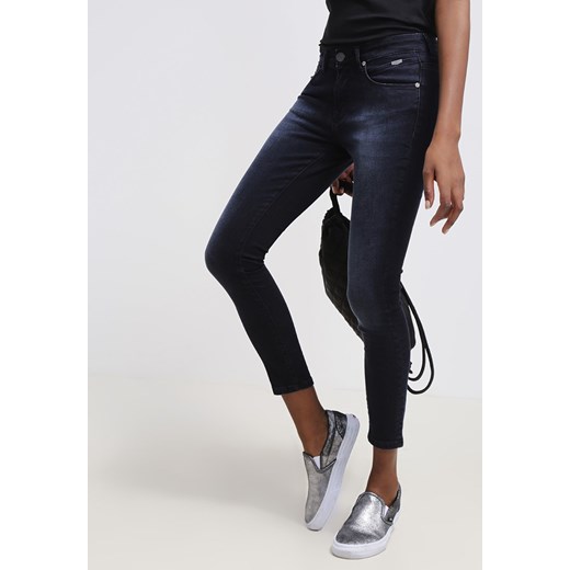 Cross Jeanswear ALYSS Jeansy Slim fit black denim zalando czarny mat