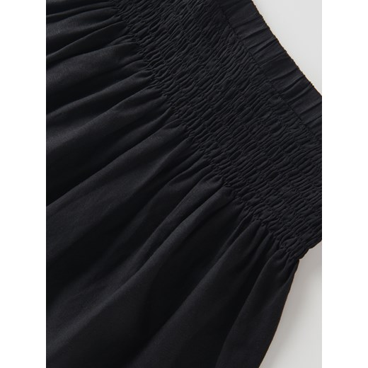 Spódnica dziewczęca Reserved czarna z tkaniny 