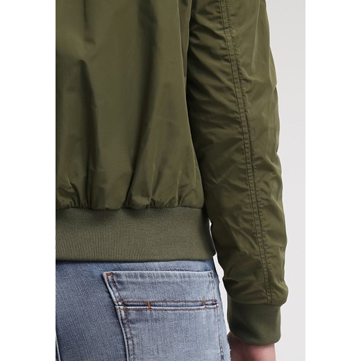 Marc O'Polo Kurtka wiosenna green leaf zalando szary długie