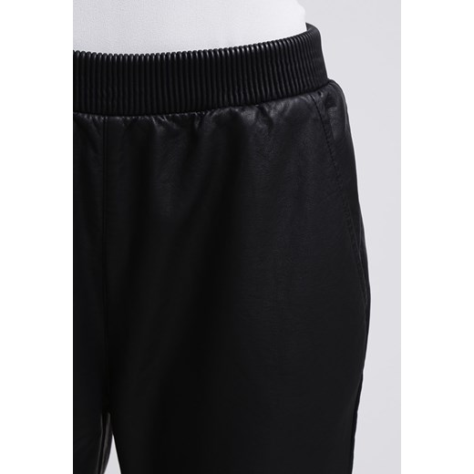 Minimum GELA Spodnie materiałowe black zalando szary bawełna
