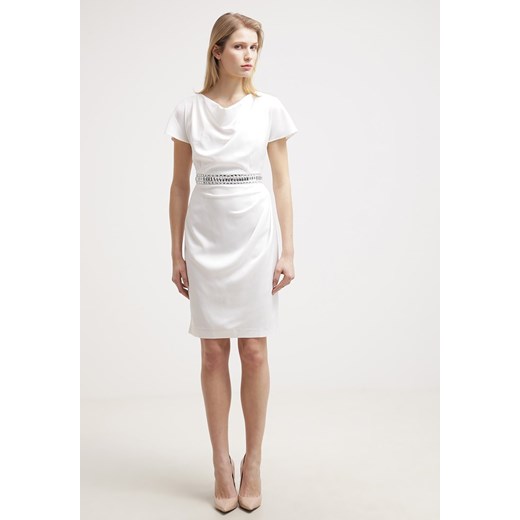 Young Couture by Barbara Schwarzer Sukienka koktajlowa white zalando rozowy bez wzorów/nadruków