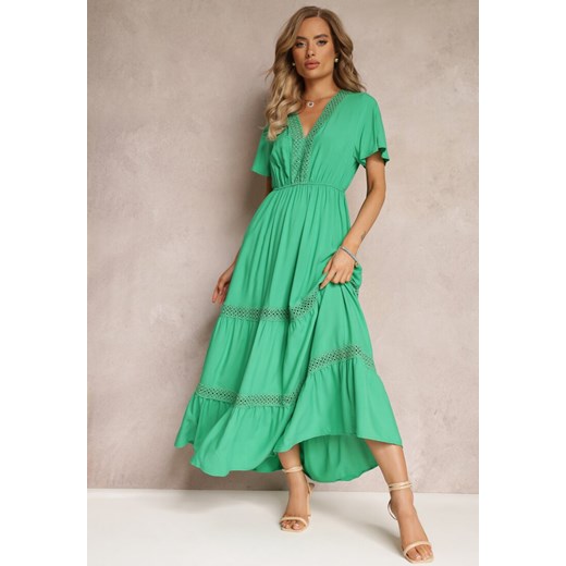 Zielona Sukienka Ilythyrra ze sklepu Renee odzież w kategorii Sukienki - zdjęcie 159112449