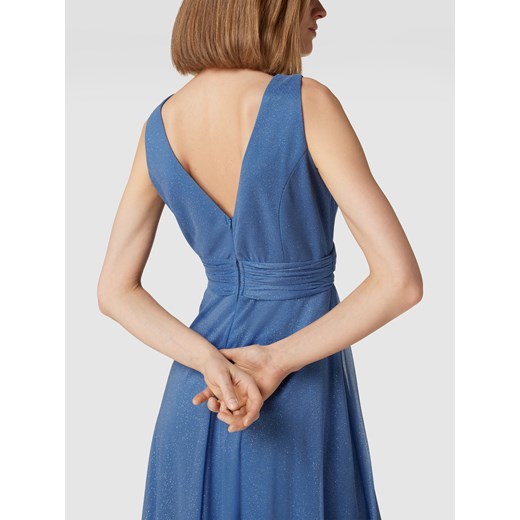 Sukienka wieczorowa z błyszczącym efektem Troyden Collection 46 promocja Peek&Cloppenburg