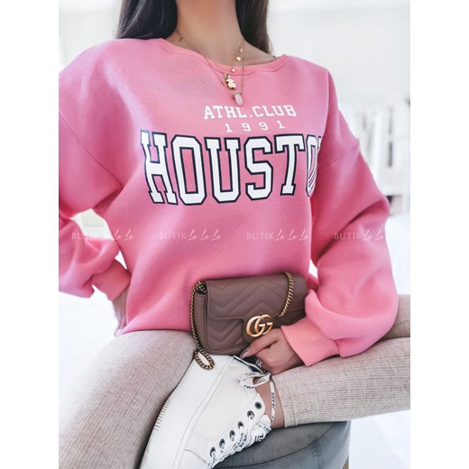 Bluza różowa Houston Butik Lalala uniwersalny butiklalala