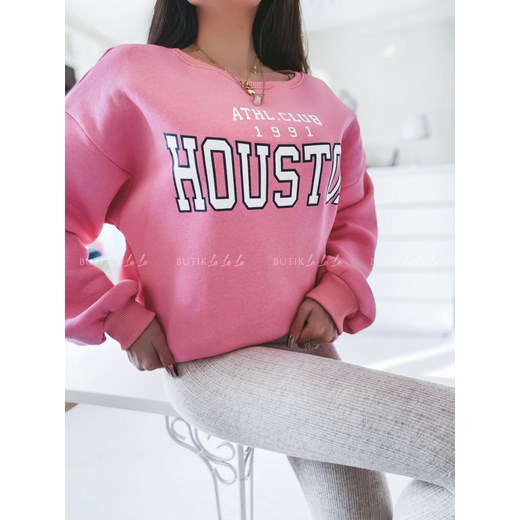 Bluza różowa Houston Butik Lalala uniwersalny butiklalala