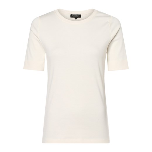 Marie Lund T-shirt damski Kobiety Bawełna écru jednolity ze sklepu vangraaf w kategorii Bluzki damskie - zdjęcie 159136558