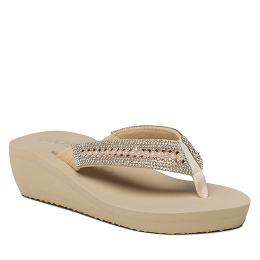 Japonki Gioseppo BERLONE 68109-P Beige Gioseppo 35 eobuwie.pl