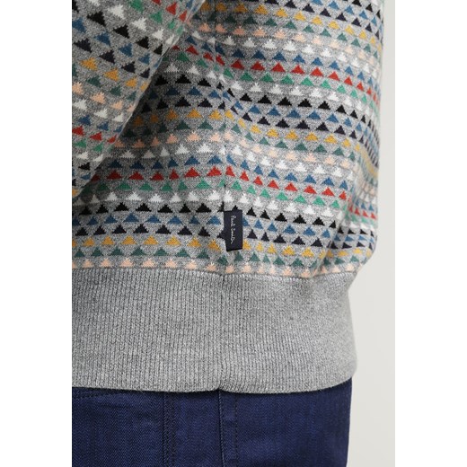 Paul Smith Jeans JUMPER Sweter multicoloured zalando szary mat