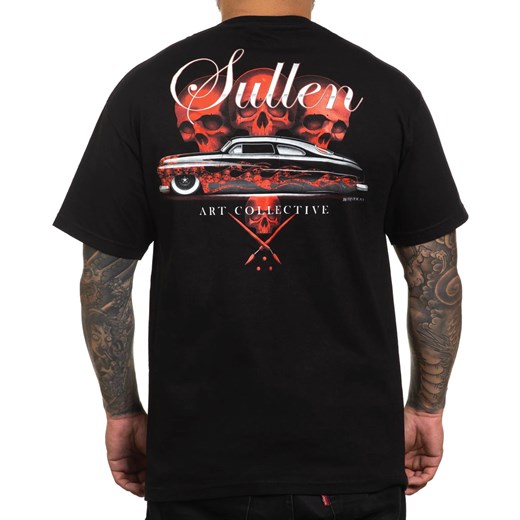 koszulka street męskie - 50 merc - sullen - scm5101_bk S Sullen S Metal-shop