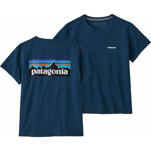 Koszulka damska P-6 Logo Responsibili-Tee Patagonia ze sklepu SPORT-SHOP.pl w kategorii Bluzki damskie - zdjęcie 159162249