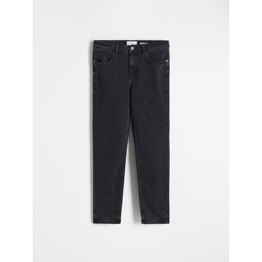 Reserved - Jeansy carrot slim - Czarny Reserved 29 Reserved