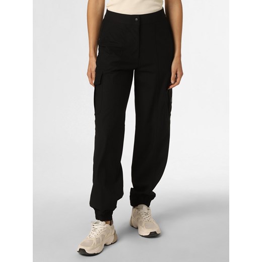 Calvin Klein Jeans Spodnie Kobiety czarny jednolity ze sklepu vangraaf w kategorii Spodnie damskie - zdjęcie 159168525