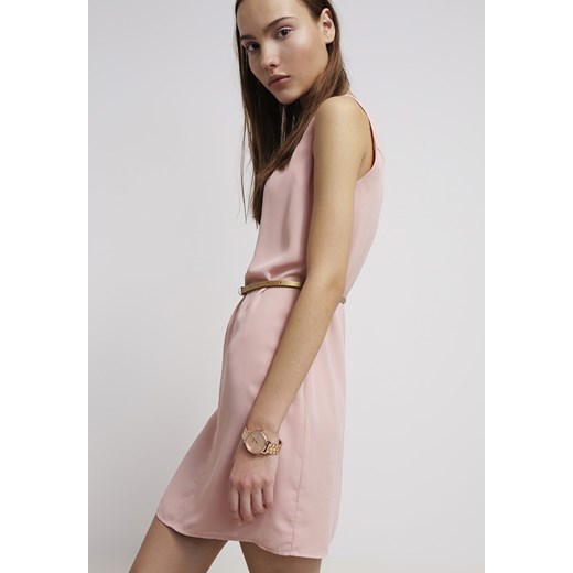 LA CITY Sukienka koszulowa nude zalando rozowy Odzież