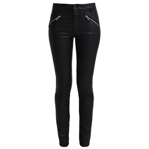 Minimum LIDIA Spodnie materiałowe black zalando szary abstrakcyjne wzory
