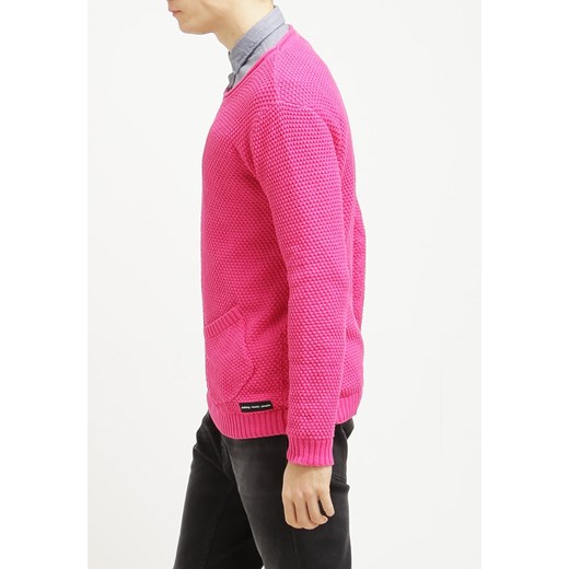 Somewear NEIL Sweter magenta zalando rozowy bez wzorów/nadruków