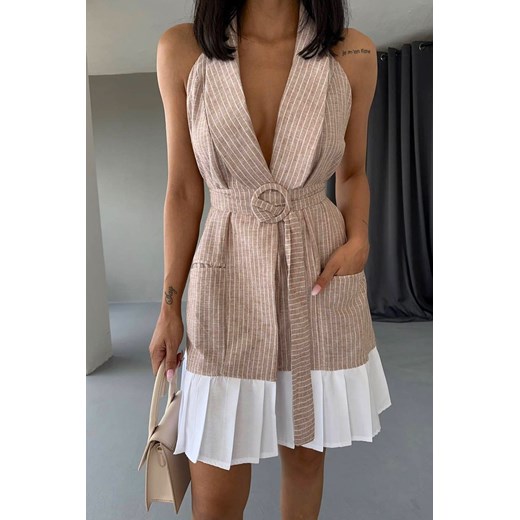 Sukienka JAVERSA BEIGE L okazja Ivet Shop