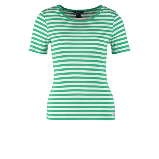 Gant Tshirt basic spring green zalando zielony bawełna