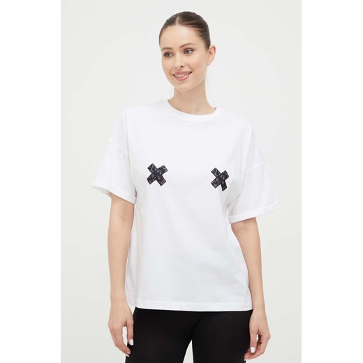 Chantelle X t-shirt bawełniany kolor biały Chantelle X M ANSWEAR.com