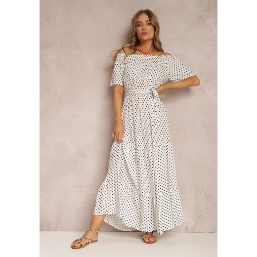 Biała Sukienka Kaliphanthe ze sklepu Renee odzież w kategorii Sukienki - zdjęcie 159212425