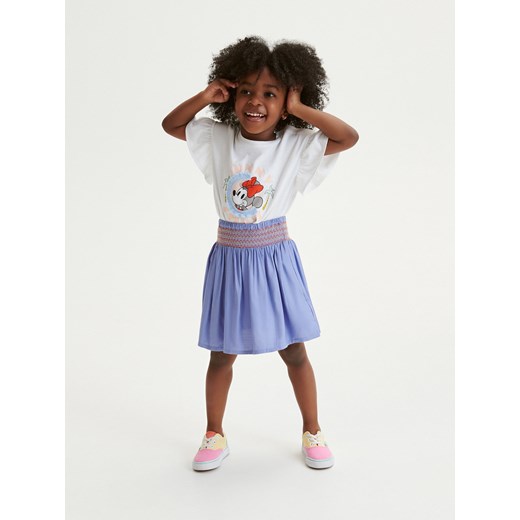 Reserved - Spódnica z wiskozy - niebieski ze sklepu Reserved w kategorii Spódnice - zdjęcie 159220188