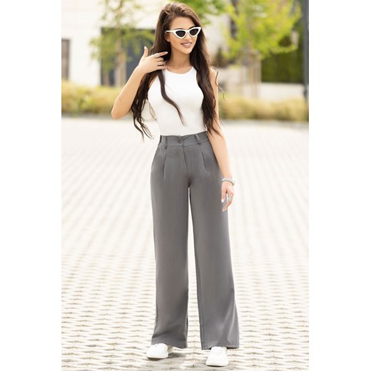 Spodnie BENSOLA GREY ze sklepu Ivet Shop w kategorii Spodnie damskie - zdjęcie 159220599