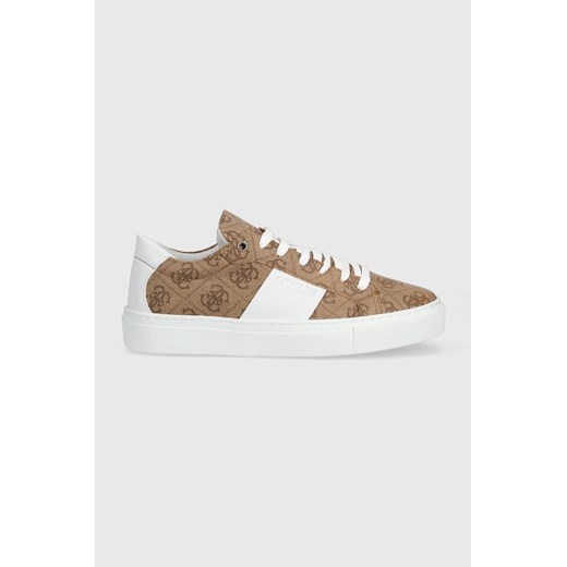 Guess sneakersy TODA kolor brązowy FL6TOD FAL12 Guess 38 okazja ANSWEAR.com