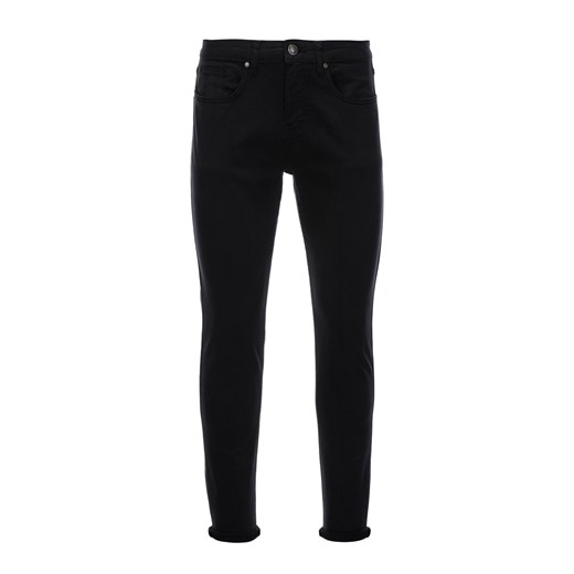 Spodnie męskie chinosy SLIM FIT - czarne V28 P1059 XL ombre