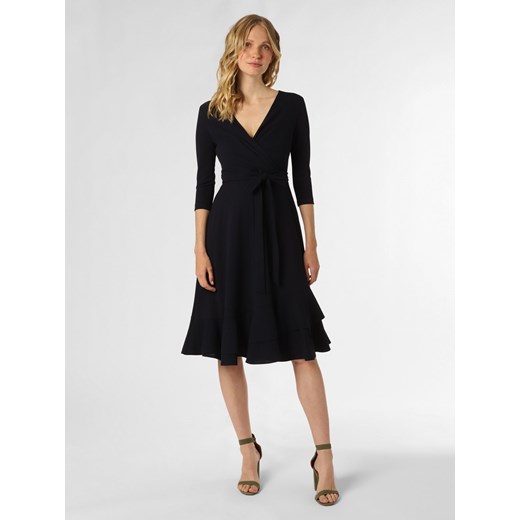 Paradi Sukienka damska Kobiety Sztuczne włókno granatowy jednolity ze sklepu vangraaf w kategorii Sukienki - zdjęcie 159257846