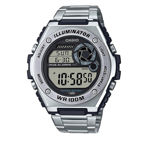 Zegarek Casio MWD-100HD-1AVEF Silver Casio dostępne inne rozmiary eobuwie.pl