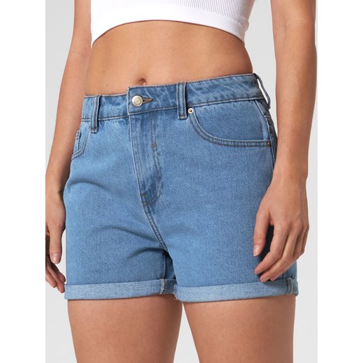Sinsay - Szorty jeansowe mom high waist - Niebieski Sinsay 32 Sinsay