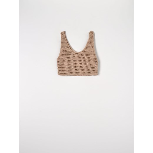 Sinsay - Top - Beżowy Sinsay L Sinsay