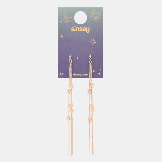 Sinsay - Kolczyki - Złoty Sinsay Jeden rozmiar okazyjna cena Sinsay