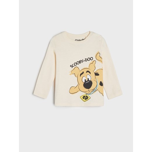 Sinsay - Koszulka Scooby Doo - Beżowy Sinsay 68 Sinsay