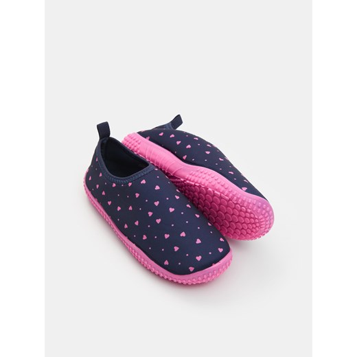 Sinsay - Kapcie - Granatowy Sinsay 24 Sinsay