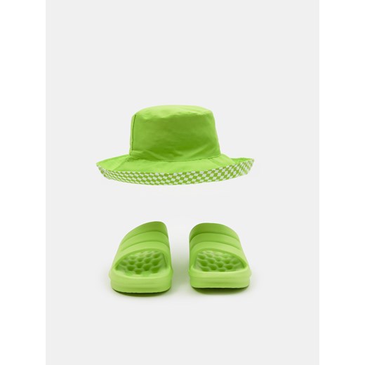 Sinsay - Kapelusz bucket hat - Zielony Sinsay Jeden rozmiar Sinsay