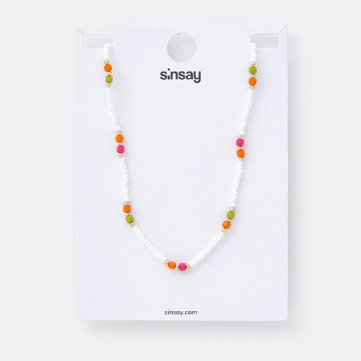 Sinsay - Naszyjnik - Wielobarwny Sinsay Jeden rozmiar Sinsay