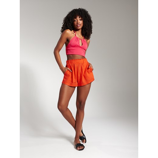 Bluzka damska Sinsay różowa na lato 