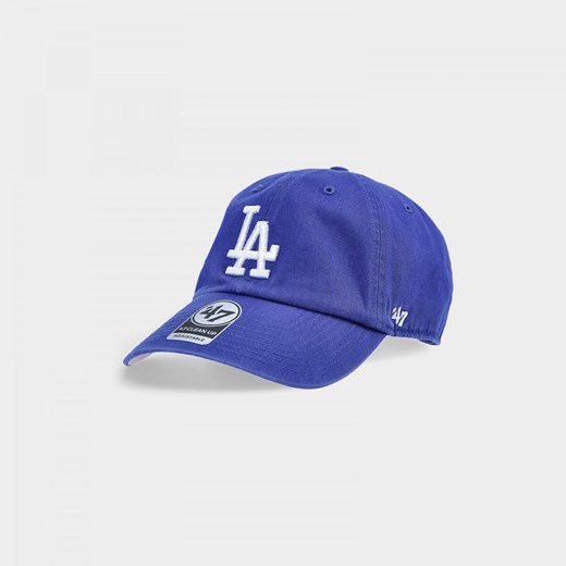 Czapka z daszkiem uniseks 47 Brand MLB Los Angeles Dodgers Double Under Clean Up - kobaltowa ze sklepu Sportstylestory.com w kategorii Czapki z daszkiem męskie - zdjęcie 159312965