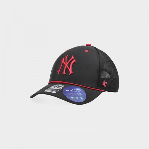 Czapka z daszkiem uniseks 47 Brand MLB New York Yankees brrr Mesh Pop 47 - czarna ze sklepu Sportstylestory.com w kategorii Czapki z daszkiem damskie - zdjęcie 159312975