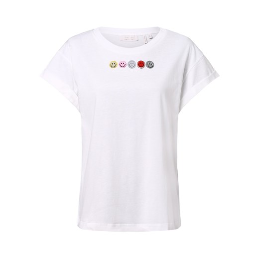 Rich & Royal T-shirt damski Kobiety Bawełna biały nadruk Rich & Royal XS vangraaf