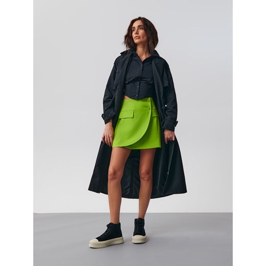 Zielona spódnica Sinsay casual mini 