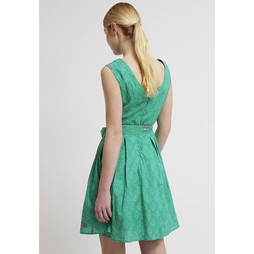 René Derhy BANDOL Sukienka letnia vert zalando turkusowy bawełna