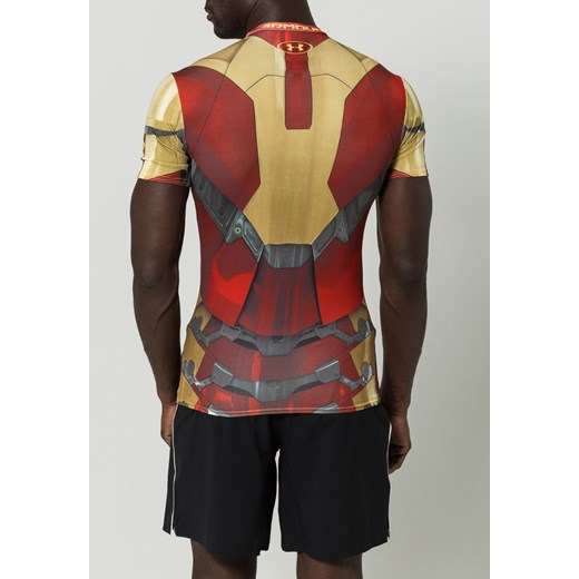 Under Armour IRON MAN  Koszulka do spania vegas/gold/red/taxi zalando czerwony krótkie