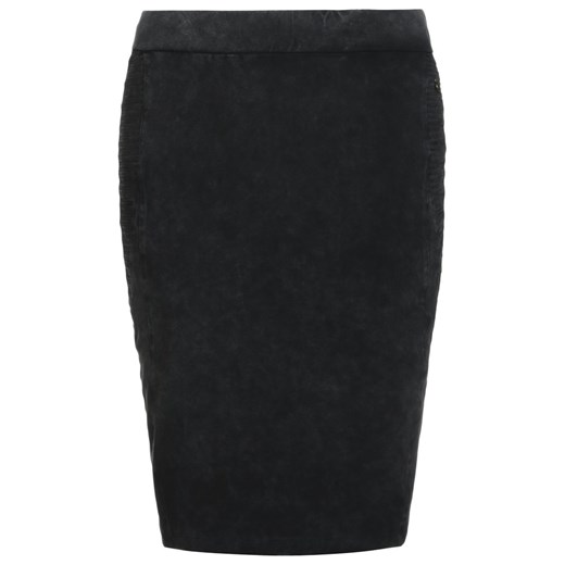 DEPT Spódnica mini black zalando czarny abstrakcyjne wzory