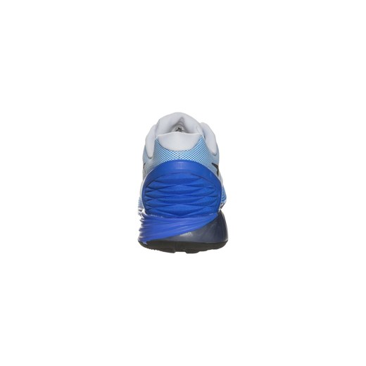 Nike Performance LUNARGLIDE 6 Obuwie do biegania Stabilność white/black lyon blue/photo blue zalando niebieski okrągłe