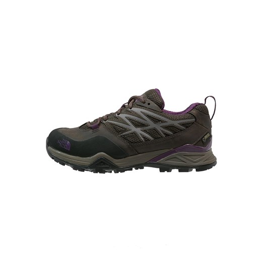The North Face HEDGEHOG HIKE GTX Obuwie hikingowe weimaraner brown/black/currant purple zalando czarny guma